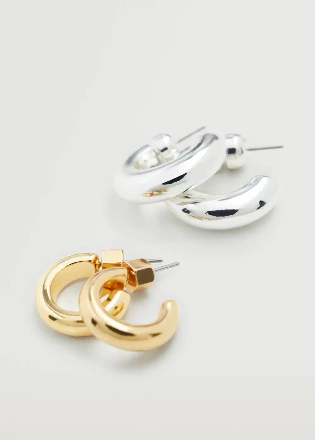 Set of hoop earrings  -  Women | Mango United Kingdom | MANGO (UK)