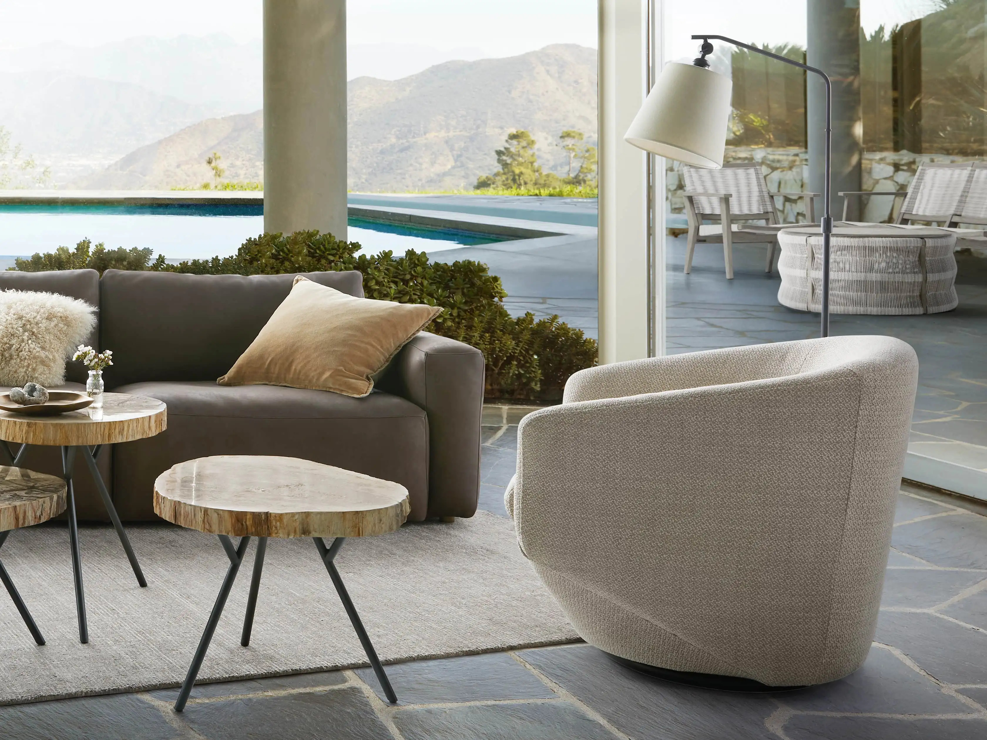 Kellen Bronze Floor Lamp | Arhaus