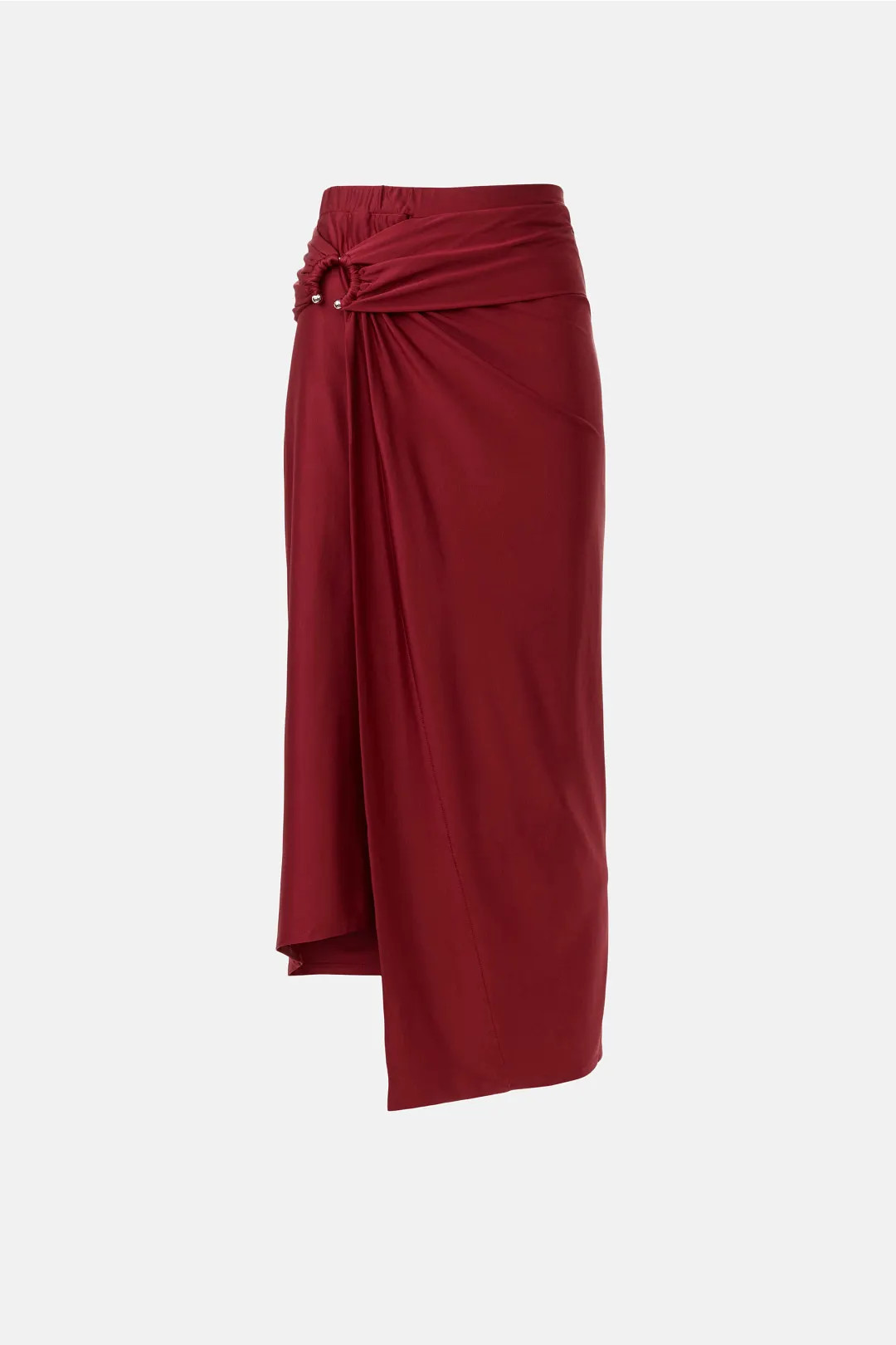 Rabanne Draped Midi Skirt | Rent the Runway