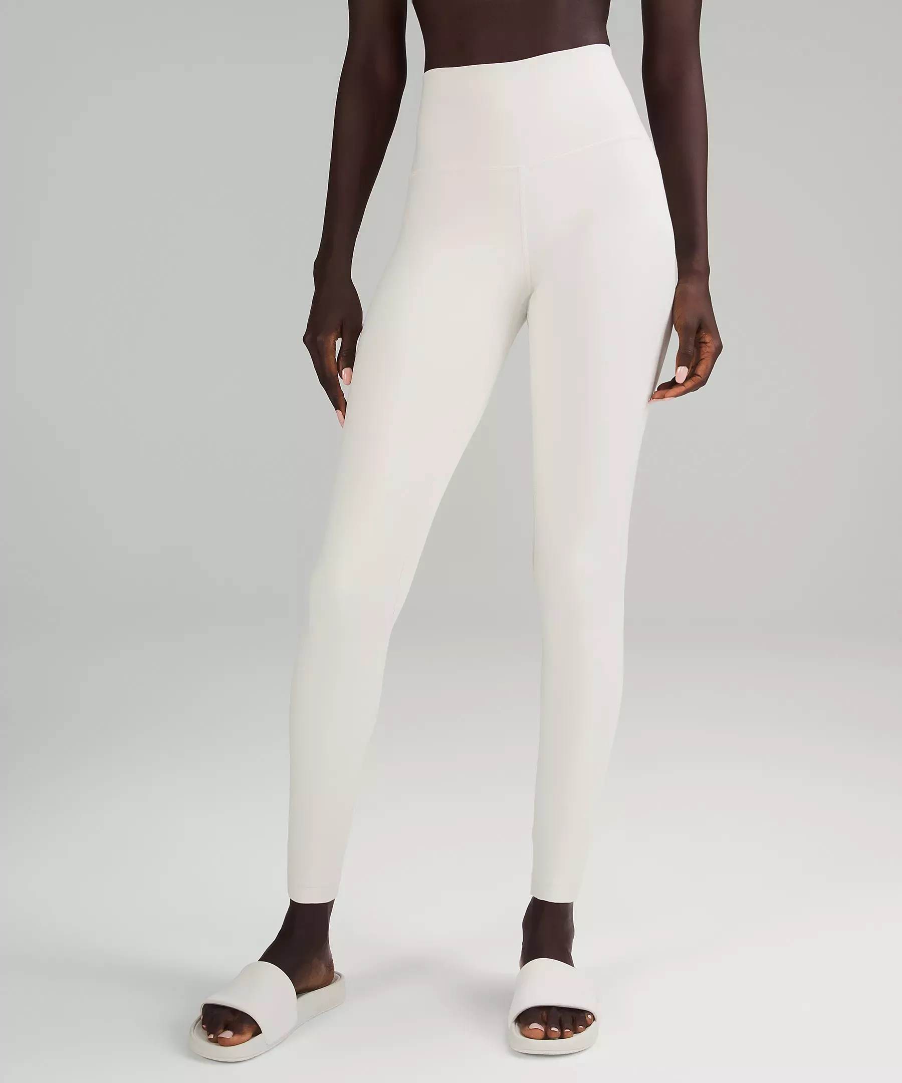 White lululemon align store leggings