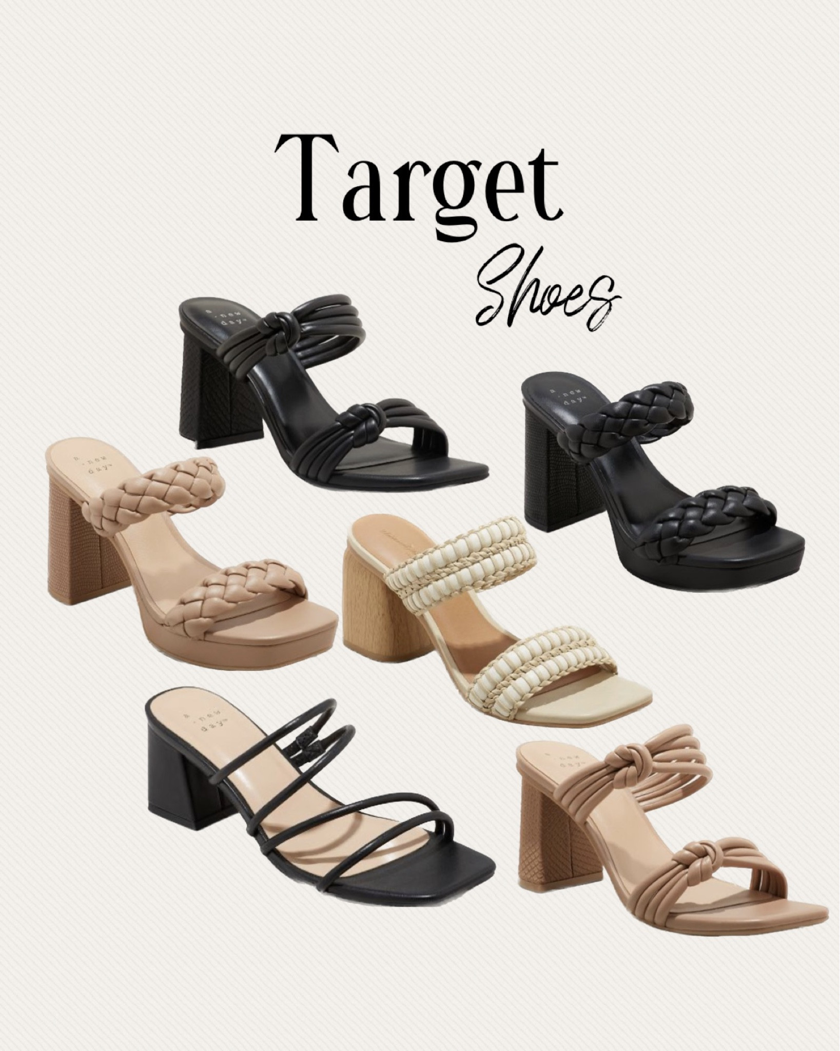 Target women’s shoes for spring & summer. 

Neutral women’s shoes, Target shoes, ladies shoes, neutral sandals, Beau teal shoes, black sandals, neutral sandals, affordable shoes, sale shoes, resort, wedding, vacation

#LTKunder50 #LTKshoecrush #LTKsalealert