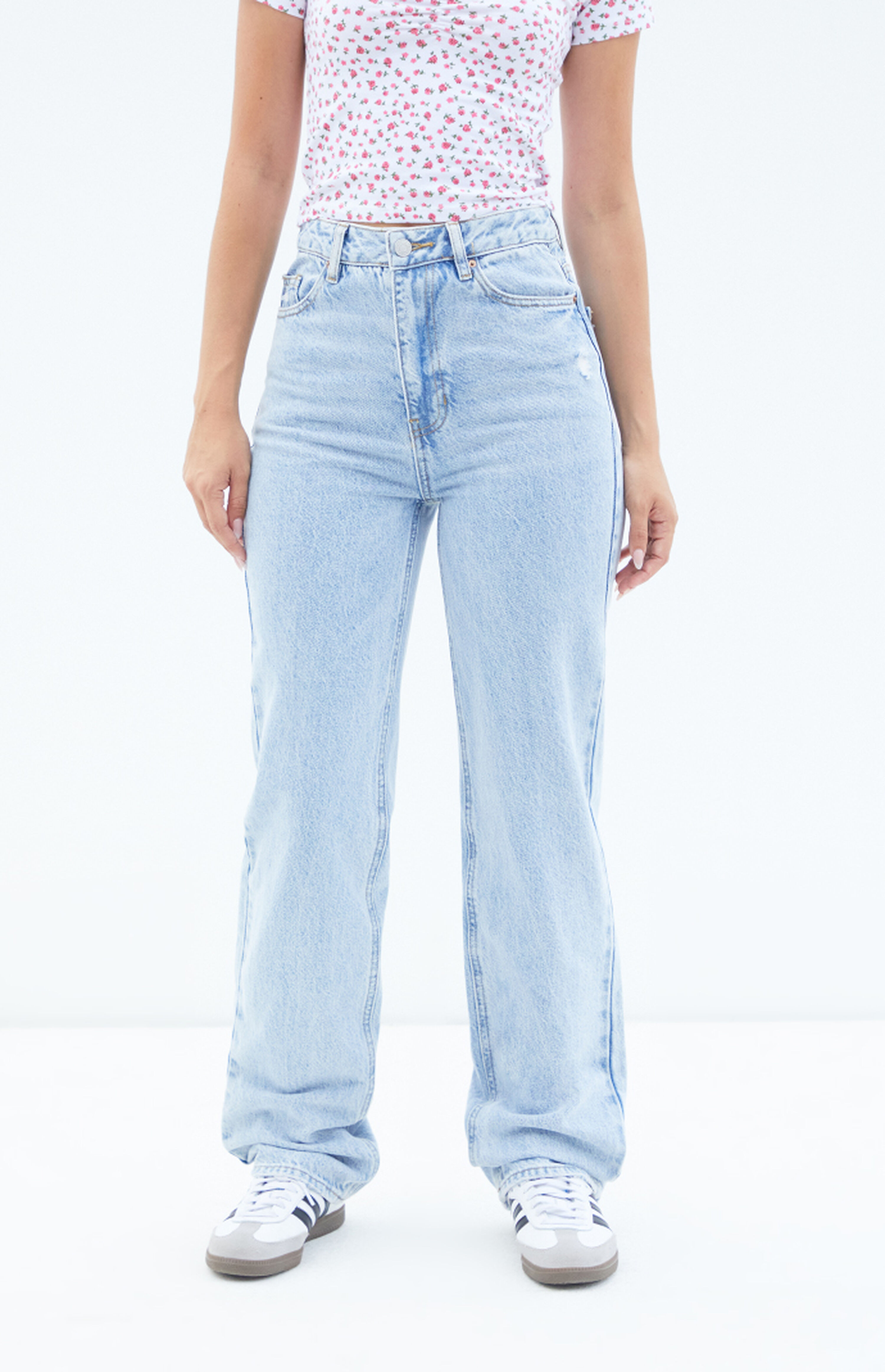 PacSun Eco Light Blue '90s Boyfriend Jeans | PacSun