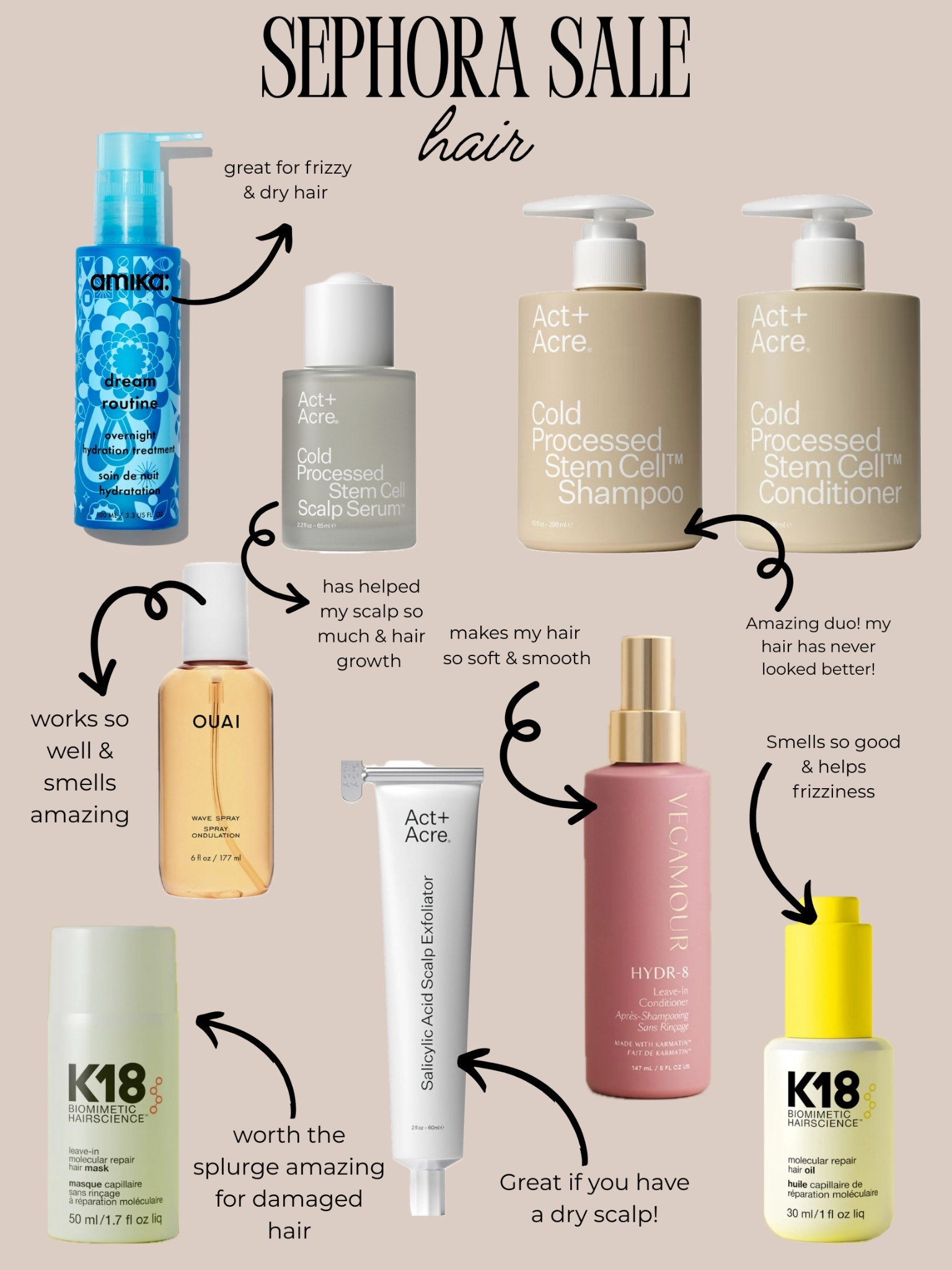 Sephora Sale — my hair product picks!

#LTKSaleAlert #LTKBeauty #LTKFindsUnder100