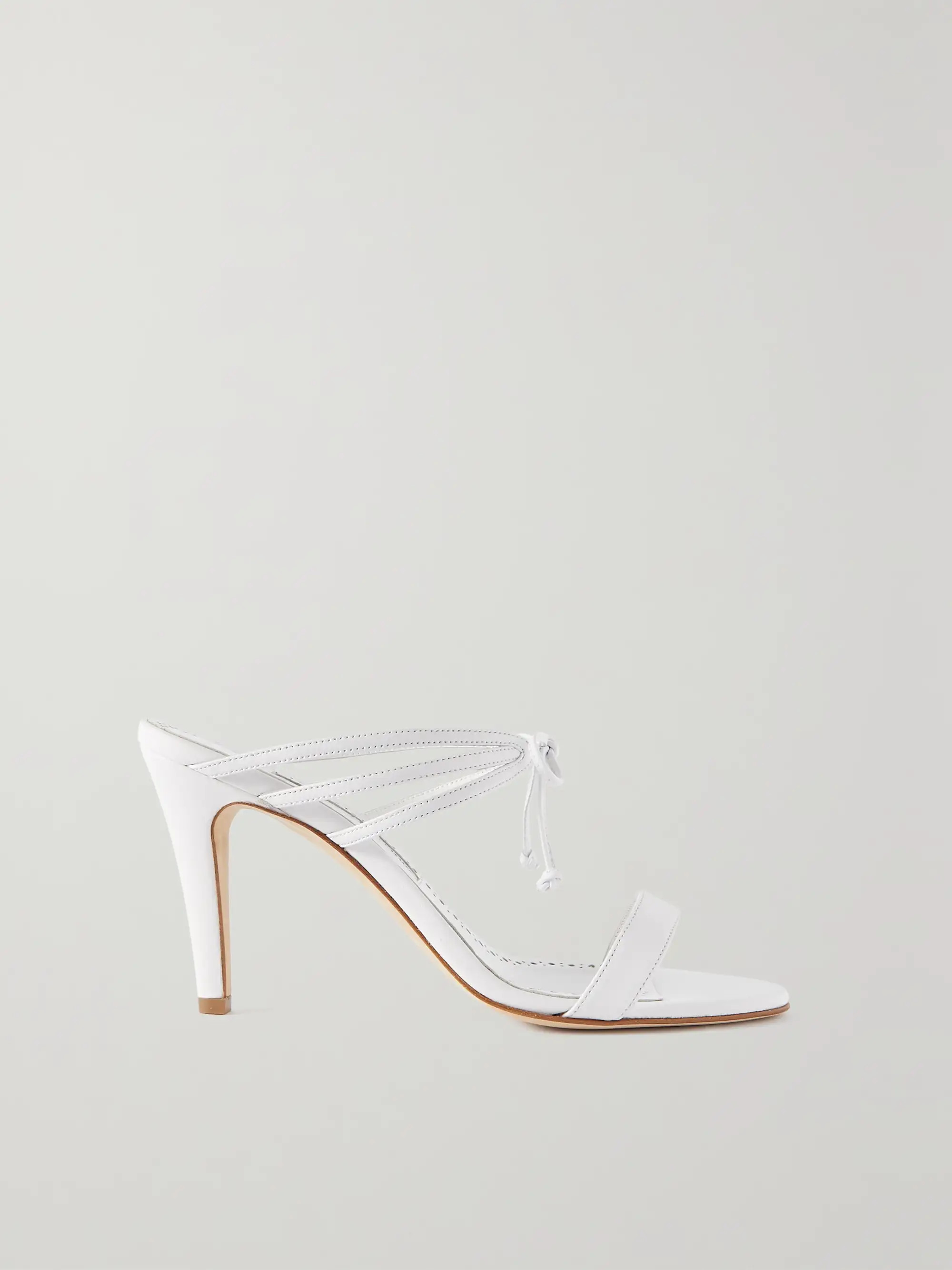 Bomasan 90 tie-detailed leather mules | NET-A-PORTER (US)