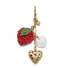 Strawberry Love Bag Charm | Sequin