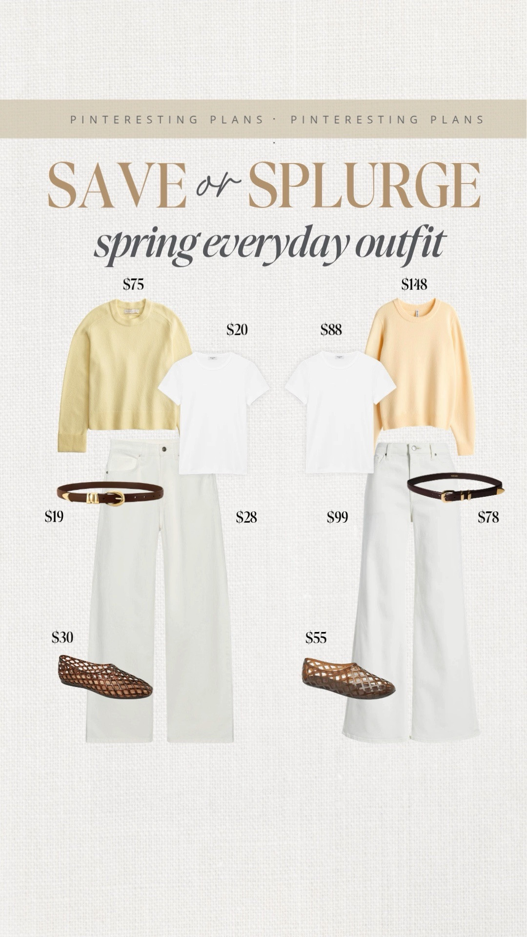 Save or splurge spring every day outfit 🙌🏻🙌🏻￼

#LTKootd #LTKdayinmylife #LTKSeasonal