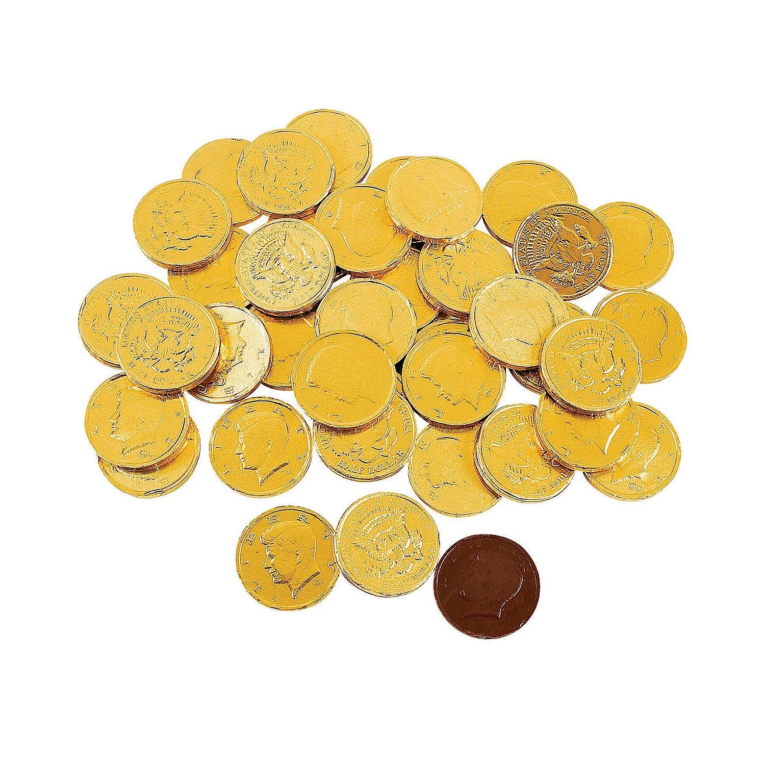 Gold Chocolate Coins (1Lb Bag) - Edibles - 60 Pieces | Walmart (US)