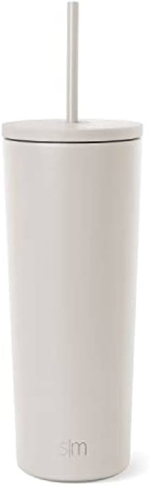 Simple Modern Insulated Tumbler with Lid and Straw | Iced Coffee Cup Reusable Stainless Steel Wat... | Amazon (US)