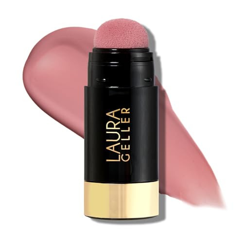 LAURA GELLER NEW YORK Serum Blush Tint, Lightweight Liquid Blush for Cheeks, Weightless Watercolor Sheer Finish, Practical Pink | Amazon (US)
