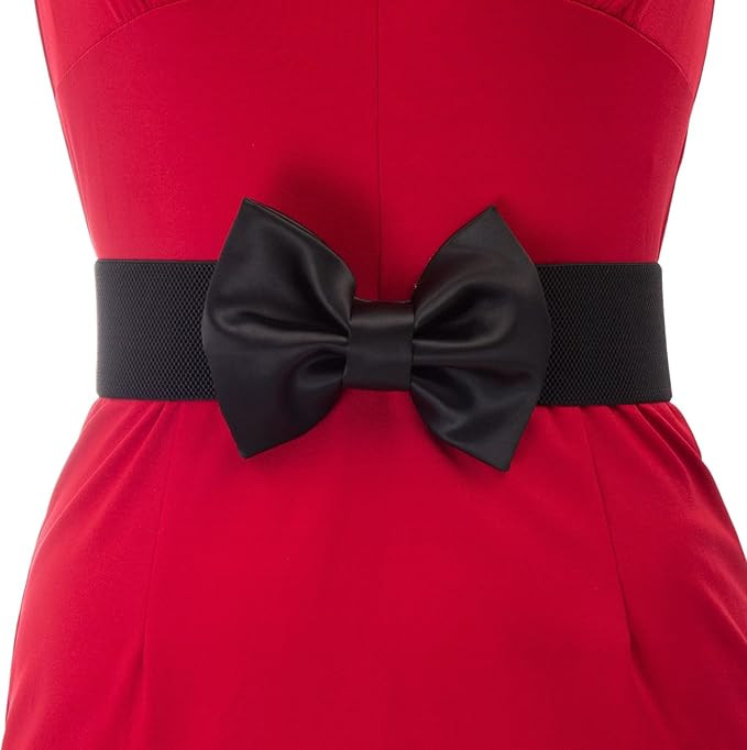 GRACE KARIN Women's Wide Belt Vintage Big Bow Knot Corset Waistband | Amazon (US)