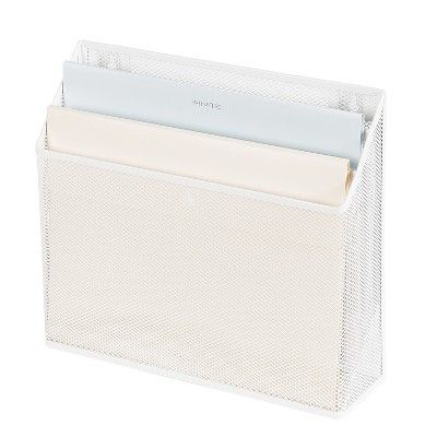 Mesh Hanging File Sorter with Keyholes White - Made By Design™ | Target