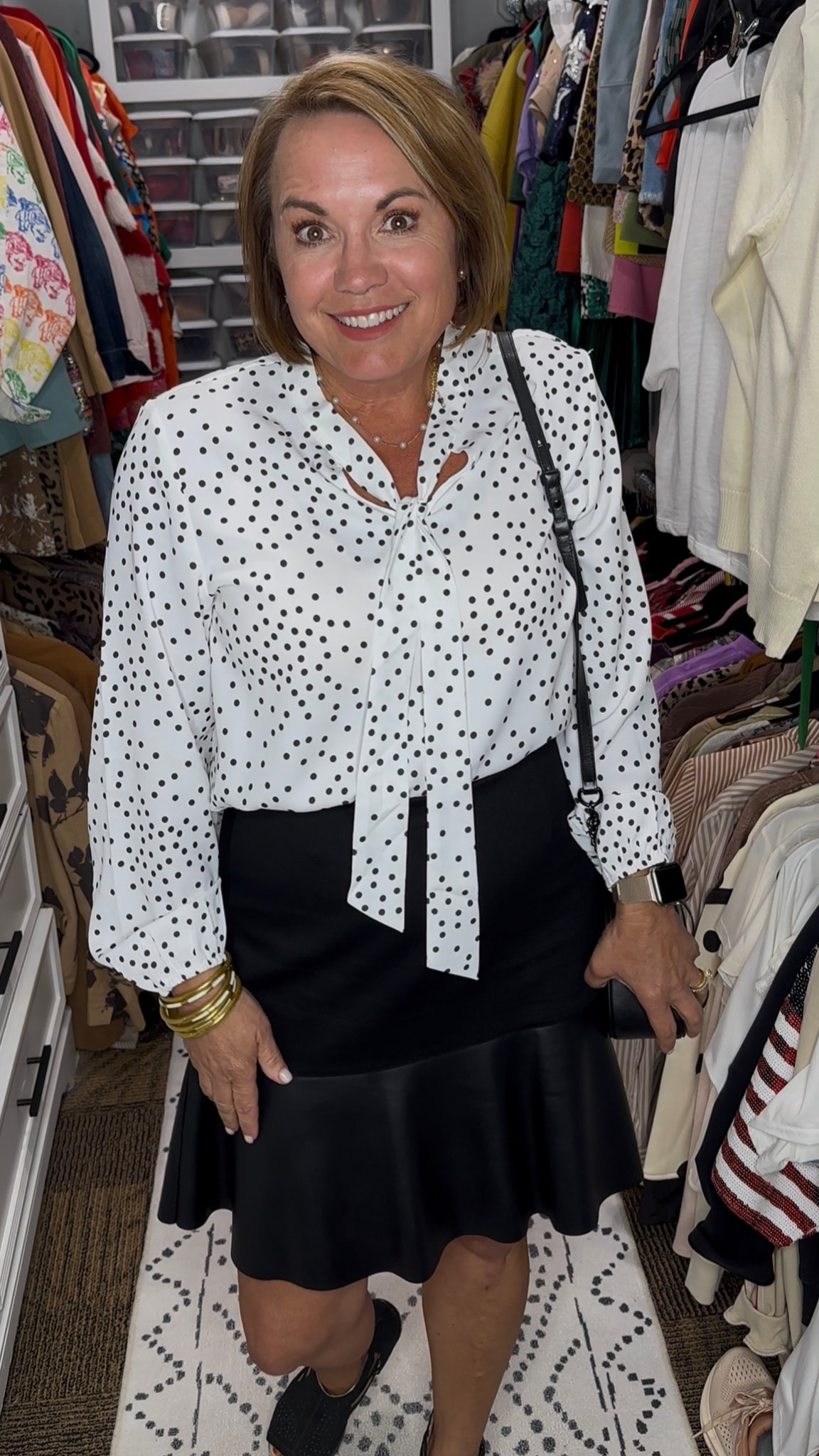 This is my kind of outfit: easy, comfortable, pulled together AND affordable. This new Amazon blouse was under $20 and is one of those pieces that can do it all. Dress it up or pair it with jeans—I’ll be wearing this one on repeat!

Affordable fashion for women over 40 | Amazon fashion | easy outfit ideas | classic black and white outfit

Would you wear this blouse dressed up or with jeans? 👇🏻

#LTKgrwm #LTKOver40 #LTKWorkwear