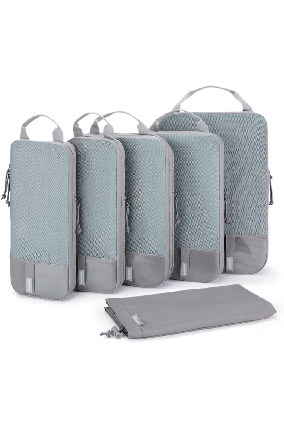 The packing organizers are lightweight, stylish, and designed to fit easily into carry-on suitcases.
TRUE SPACE SAVING: They feature expandable and compression capabilities, allowing you to maximize space in your luggage.
2 SET COMPRESSION PACKING CUBES :There are additional transparent small pockets on the outside of the organizers, perfect for clothing labels or specific indicators.
COMFY & CONVENIENCE：They are convenient to store and carry, making them ideal for both short and long trips.
STYLISH DESIGN：The Travel Luggage Organizer combines style and practicality, offering a sophisticated solution for efficient packing.
OTHER BENEFITS: The organizers are made with breathable fabrics that promote air circulation, keeping your clothes fresh.

#LTKitbag #LTKsalealert #LTKtravel