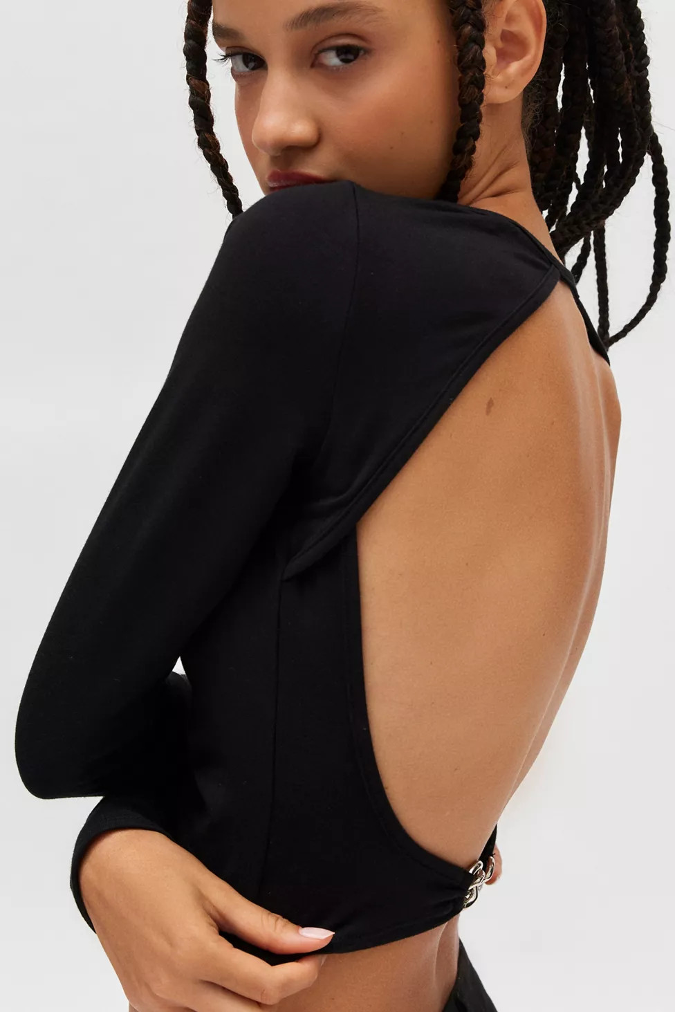 Silence + Noise Kelly Open Back Long Sleeve Top | Urban Outfitters (US and RoW)