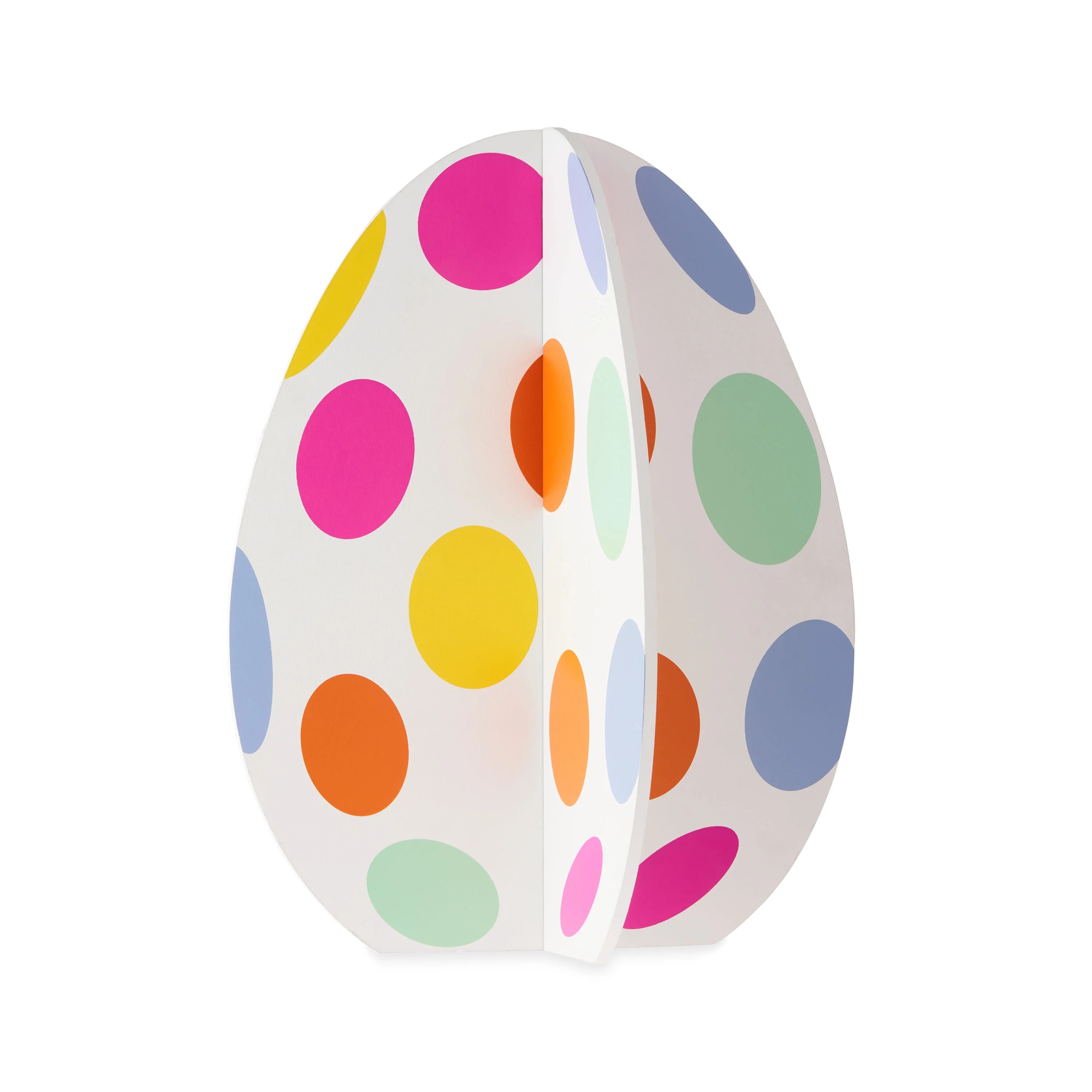 "Way to Celebrate! Large Slotted Multiple&nbsp;Dot Easter Egg Decor" | Walmart (US)