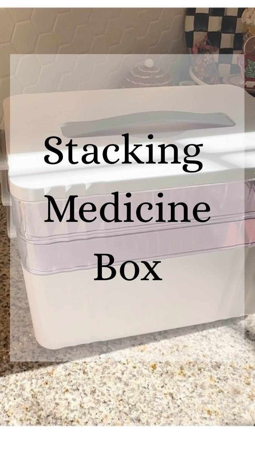 It’s flu season again and I’m trying to keep all of my meds, handy and organized. Usually my cabinets with meds are a hot mess and this keeps everything in one place and easy to get to and I can even use it in my art studio and other places as well. This medicine box is stackable and attachable and portable too.

#LTKmorningroutine #LTKHome #LTKmomlife