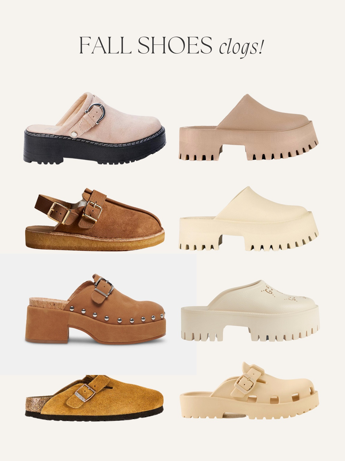 Fall Shoe Trend: clogs and mules! You know how much I love my Gucci glogs & I love that this style of shoe comes in so many variations. You can wear more casual with a fun sock or dress them up with skirts/denim  

#LTKshoecrush