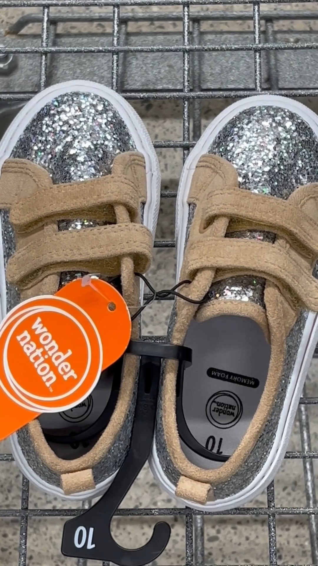 These glitter toddler sneakers at Walmart would be so cute for flower girls at a dressy casual wedding. 

For a more formal wedding, have her change out of more fancy shoes once you get to the reception.

#LTKWedding #LTKBaby #LTKKids