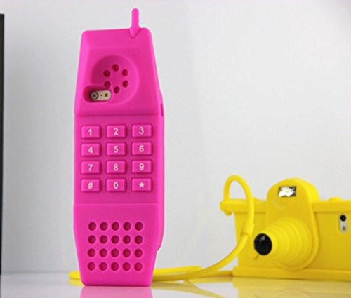 LUXURY VINTAGE FASHION MOSCHINO MOBILE PHONE RUBBER CASE FOR APPLE iPhone (Hot Pink iPhone 6) | Amazon (US)