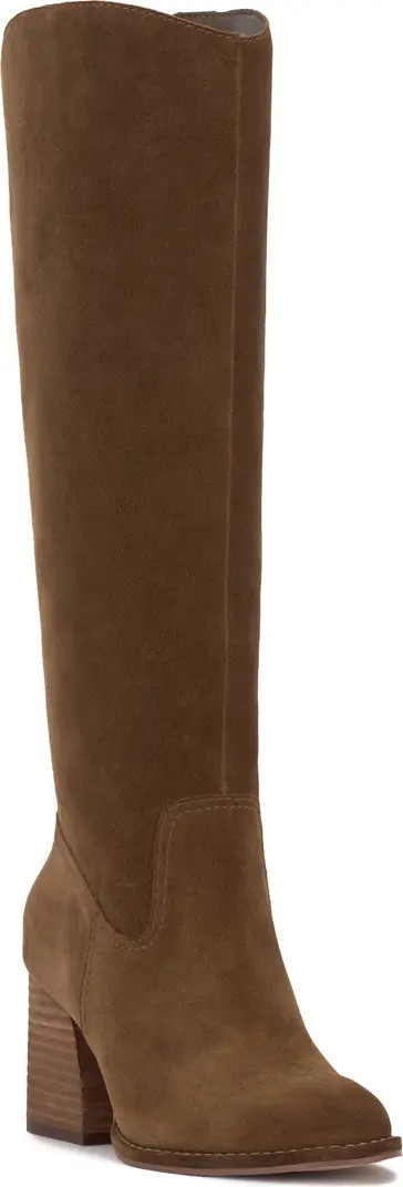 Leila Block Heel Knee High Boot | Nordstrom