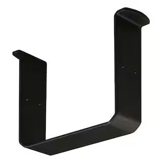 1/8 in. x 5 in. x 5 in. Black Metal Faux Beam Bracket | The Home Depot