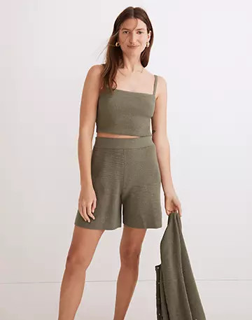 Halstead Square-Neck Sweater Tank | Madewell
