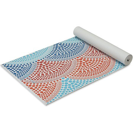 Gaiam Yoga Mat - Premium 6mm Print Extra Thick Non Slip Exercise & Fitness Mat for All Types of Yoga | Walmart (US)