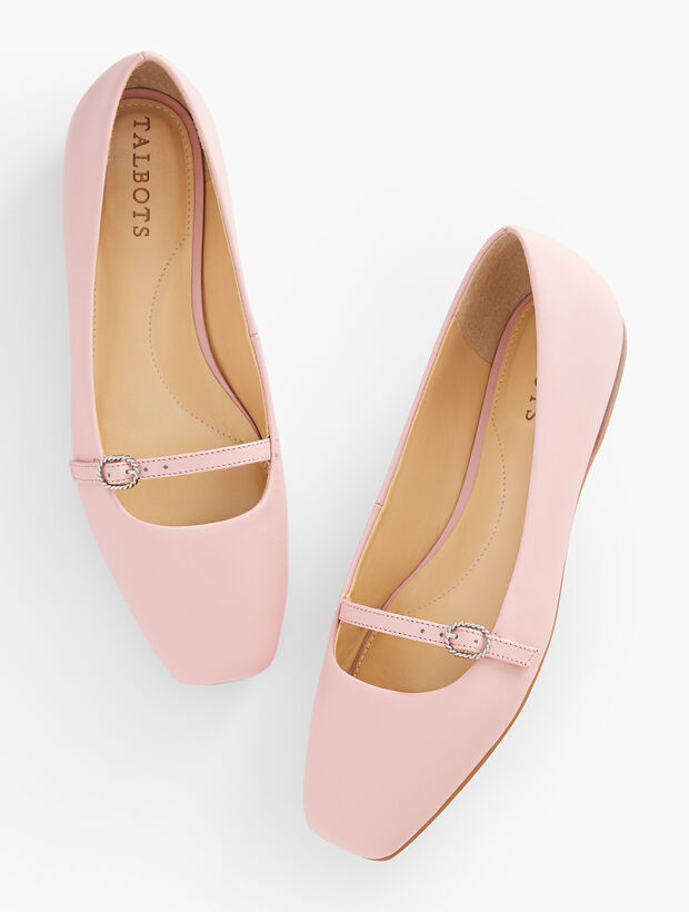 Sloan Mary Jane Nappa Flats | Talbots