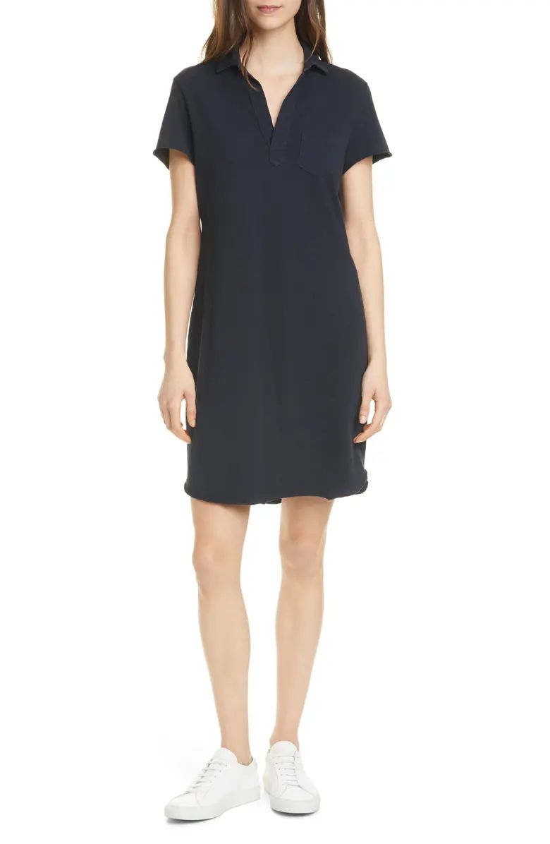 Short Sleeve Cotton Polo Dress | Nordstrom