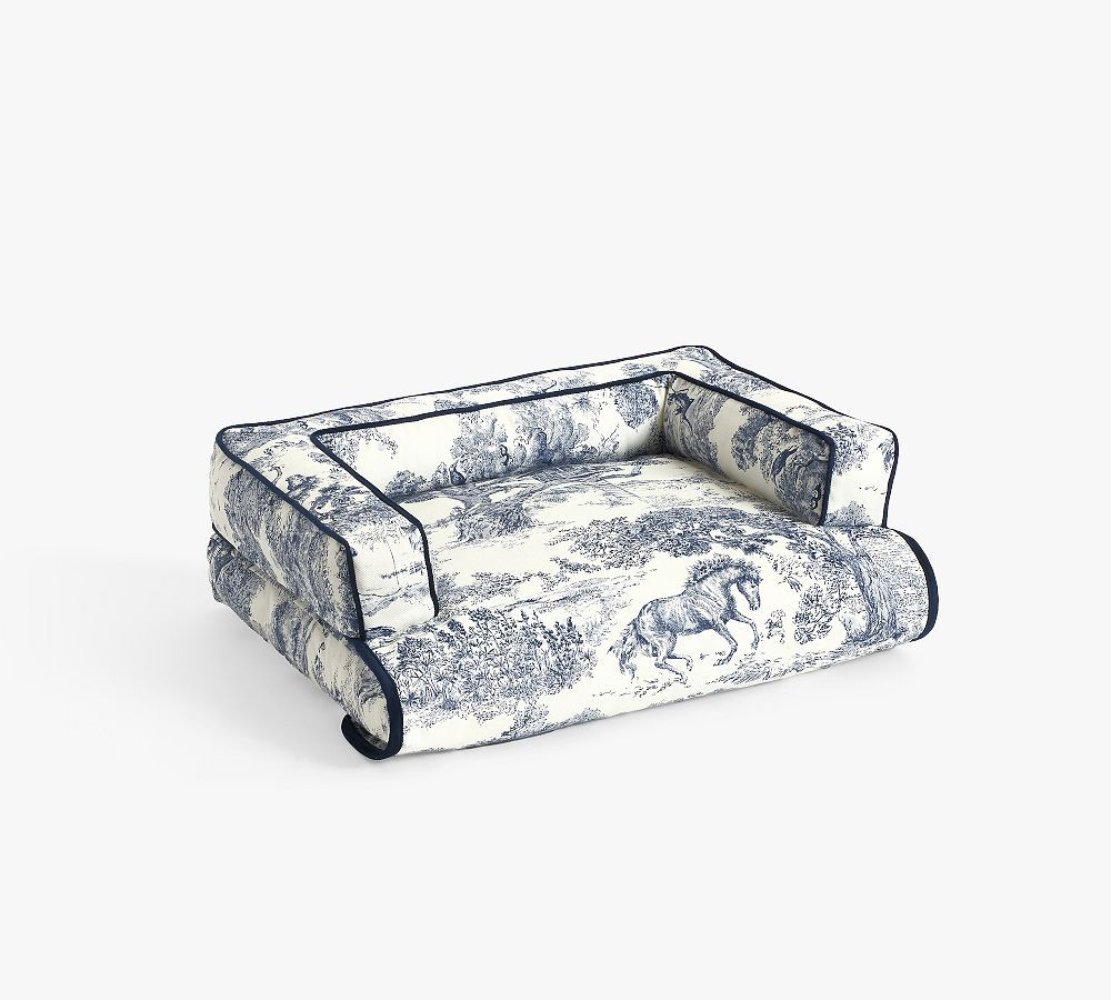 Brandon Maxwell Groveland Toile 3-in-1 Pet Bed | Pottery Barn (US)