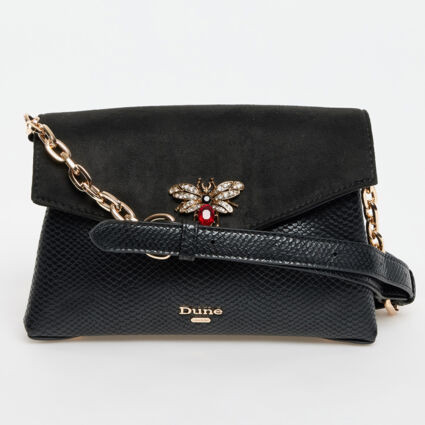 Black Bee Clutch Bag | TK Maxx
