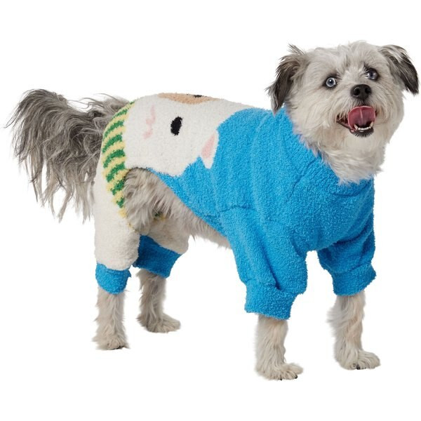 FRISCO Polar Bear Snuggle Up Knit Dog & Cat PJs, Medium - Chewy.com | Chewy.com