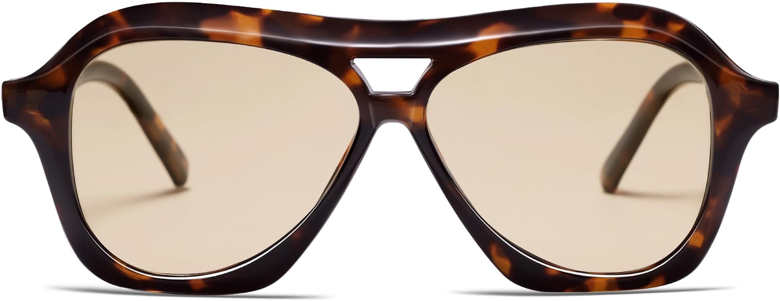 VANLINKER Retro 70s Square Aviator Sunglasses Womens Men Trendy Polarized Vintage Shades VL9768 | Amazon (US)