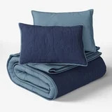Mainstays Kids Reversible Gamer Stitch Quilt Set, Full/Queen, 3 Pieces | Walmart (US)