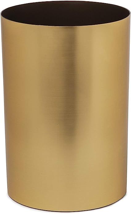 Umbra, Matte Brass Metalla 4.5-Gallon Trash Can | Amazon (US)