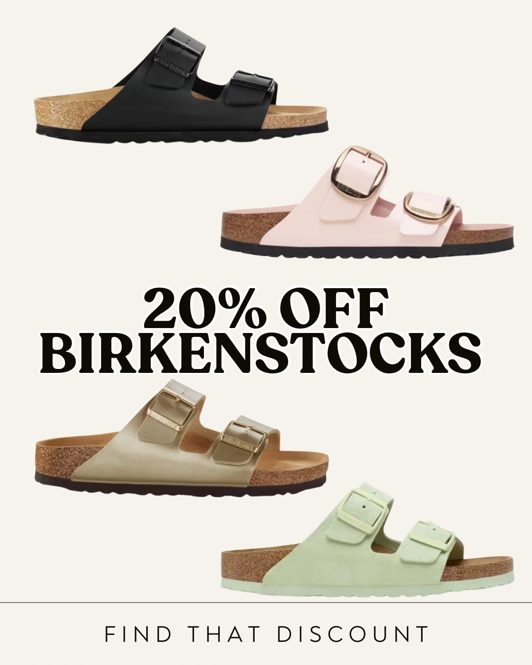 20% off Birkenstocks 🖤

#LTKuk #LTKsummer