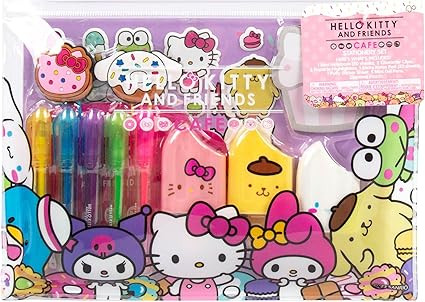 Hello Kitty & Friends Cafe Stationery Set, 22-Pieces, Cute School Supples and Acessories, Noteboo... | Amazon (US)