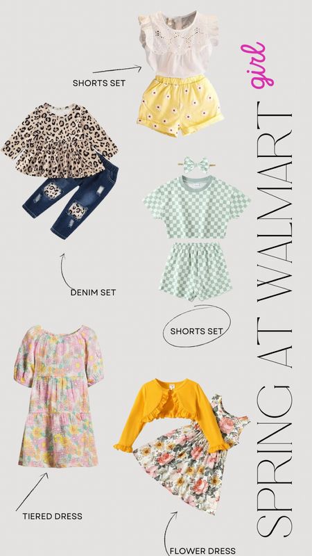 Spring outfits for toddler girls available now at Walmart! 

#LTKkids #LTKsalealert #LTKbaby