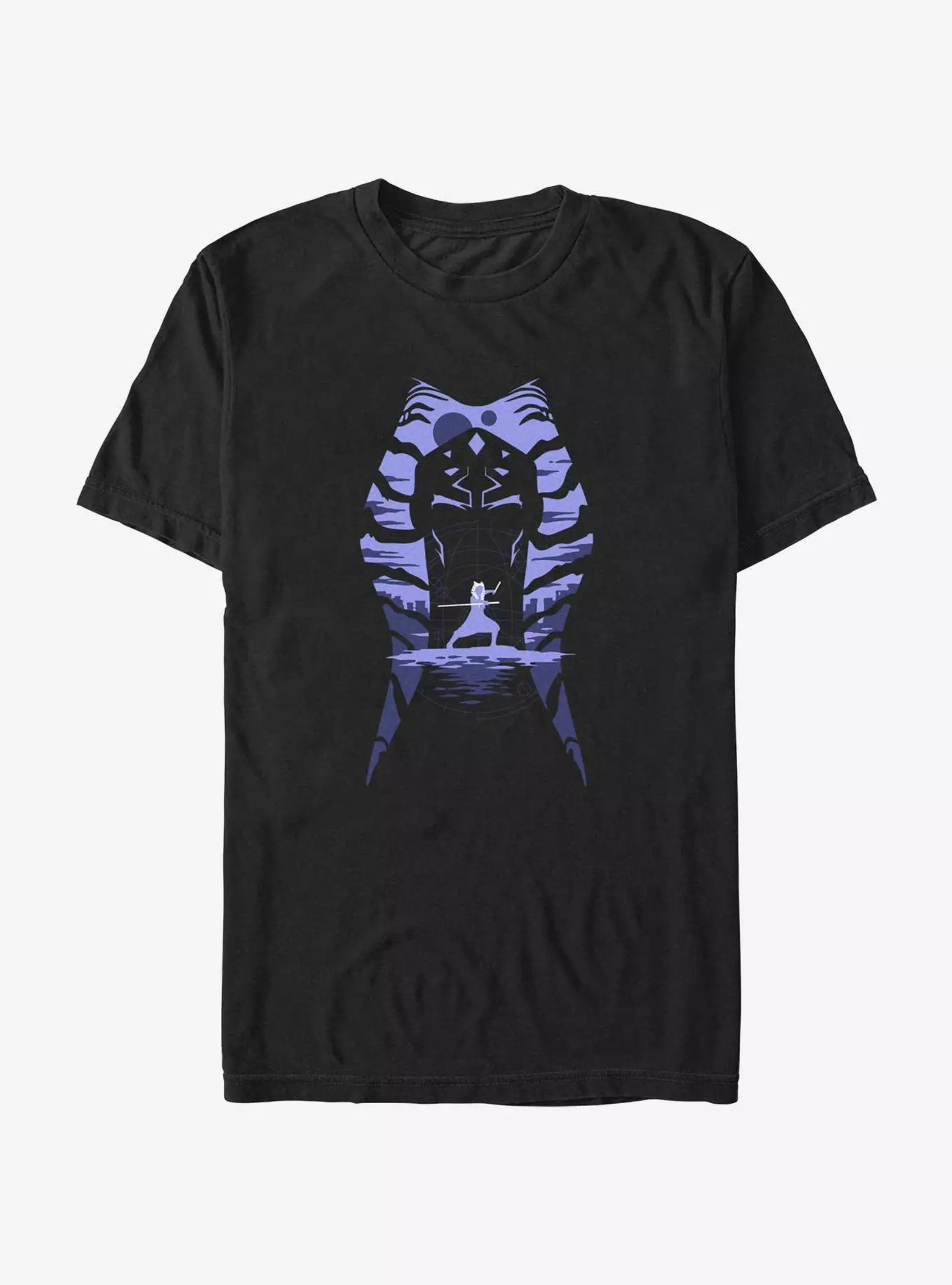Star Wars Ahsoka Montral Skyline T-Shirt | BoxLunch