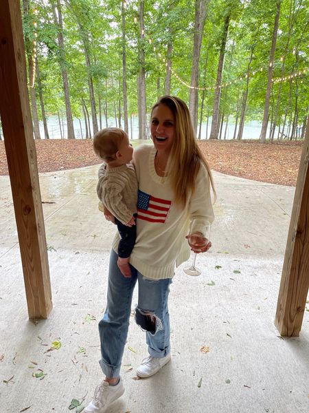 Small is sweater. 25 in jeans.

#targetstyle #memorialday #redwhiteandblue

#LTKfamily
