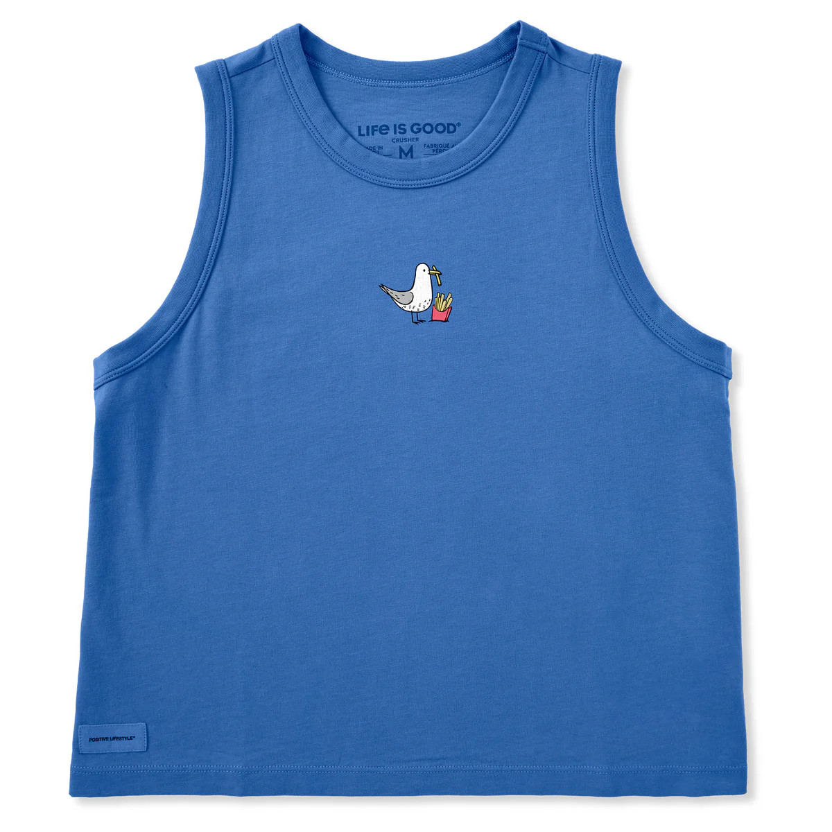 Women's Seagull and Fries Crusher Boxy Tank | Life is Good
