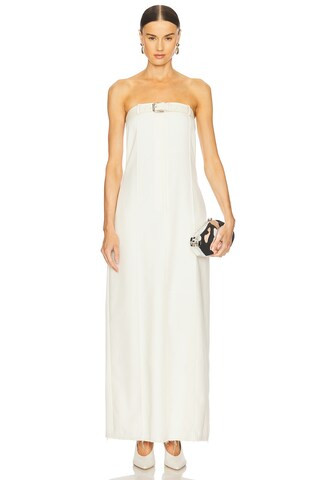 Courtney Zheng Eamon Trouser Dress in Ivory from Revolve.com | Revolve Clothing (Global)