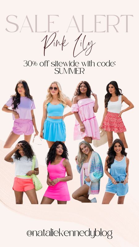 Pink Lily- 30% off sitewide sale! Use code: SUMMER