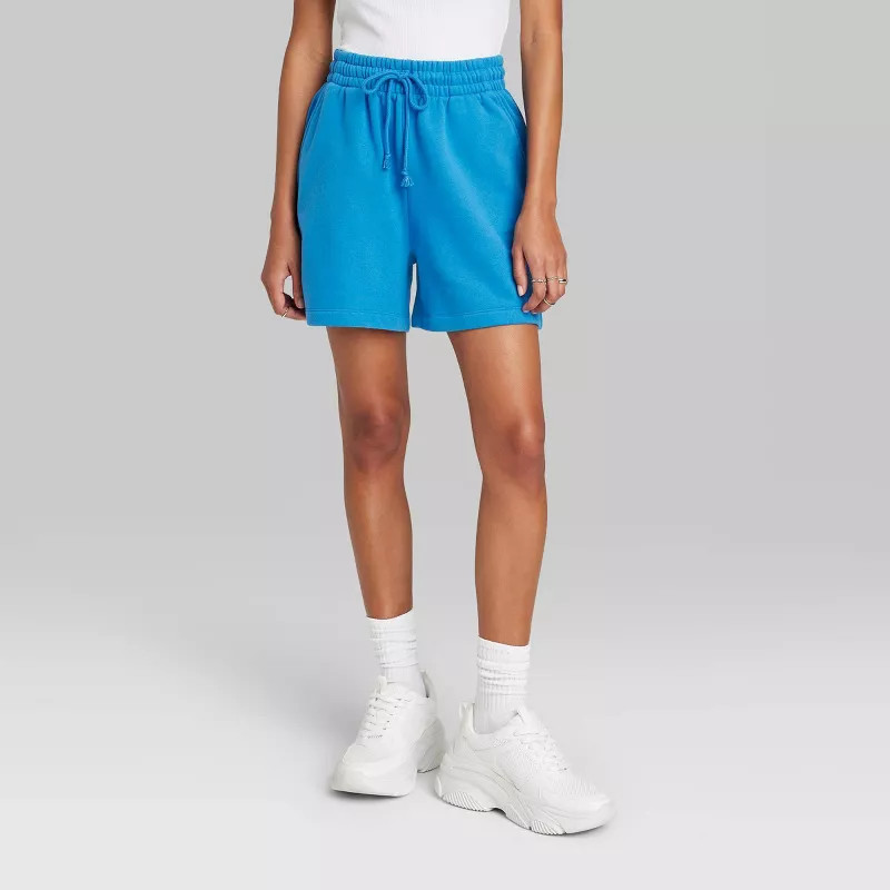 Women's High-Rise Fleece Bermuda Shorts - Wild Fable™ | Target