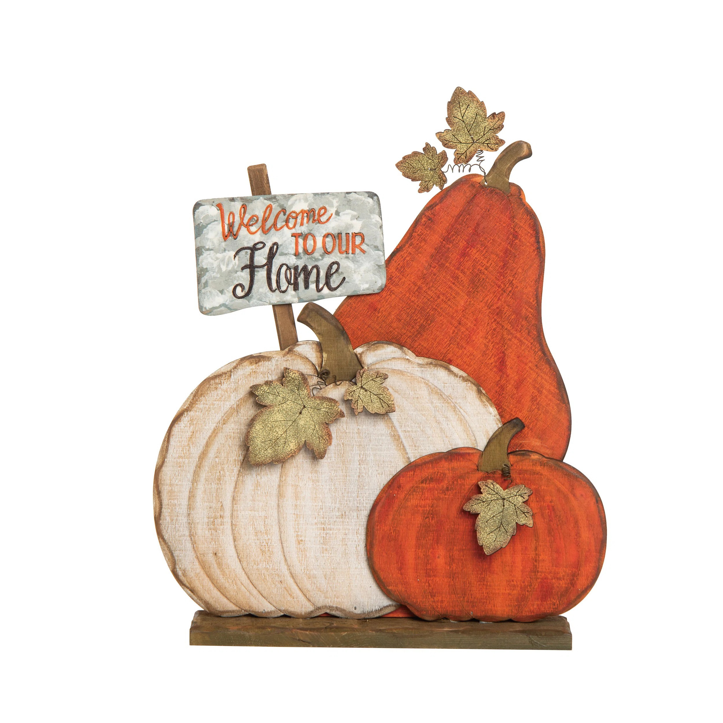The Holiday Aisle® Harvest Gourd Greeting Decor | Wayfair | Wayfair North America