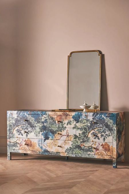 Floral and fun! Love this sideboard/dresser and the nightstand version of this piece too. 

#LTKhome