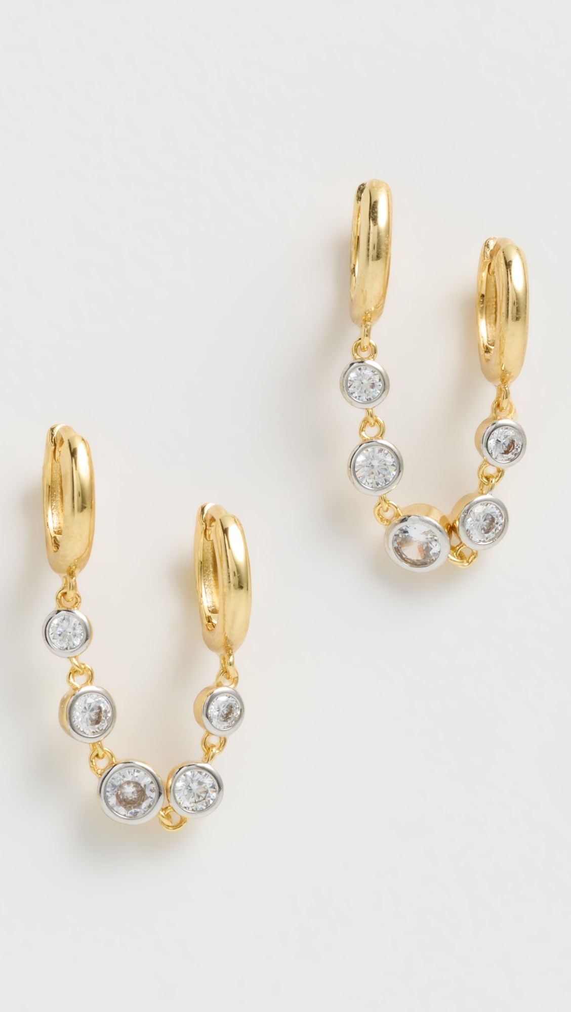 The Georgia Stone Gold Huggies Set | Shopbop