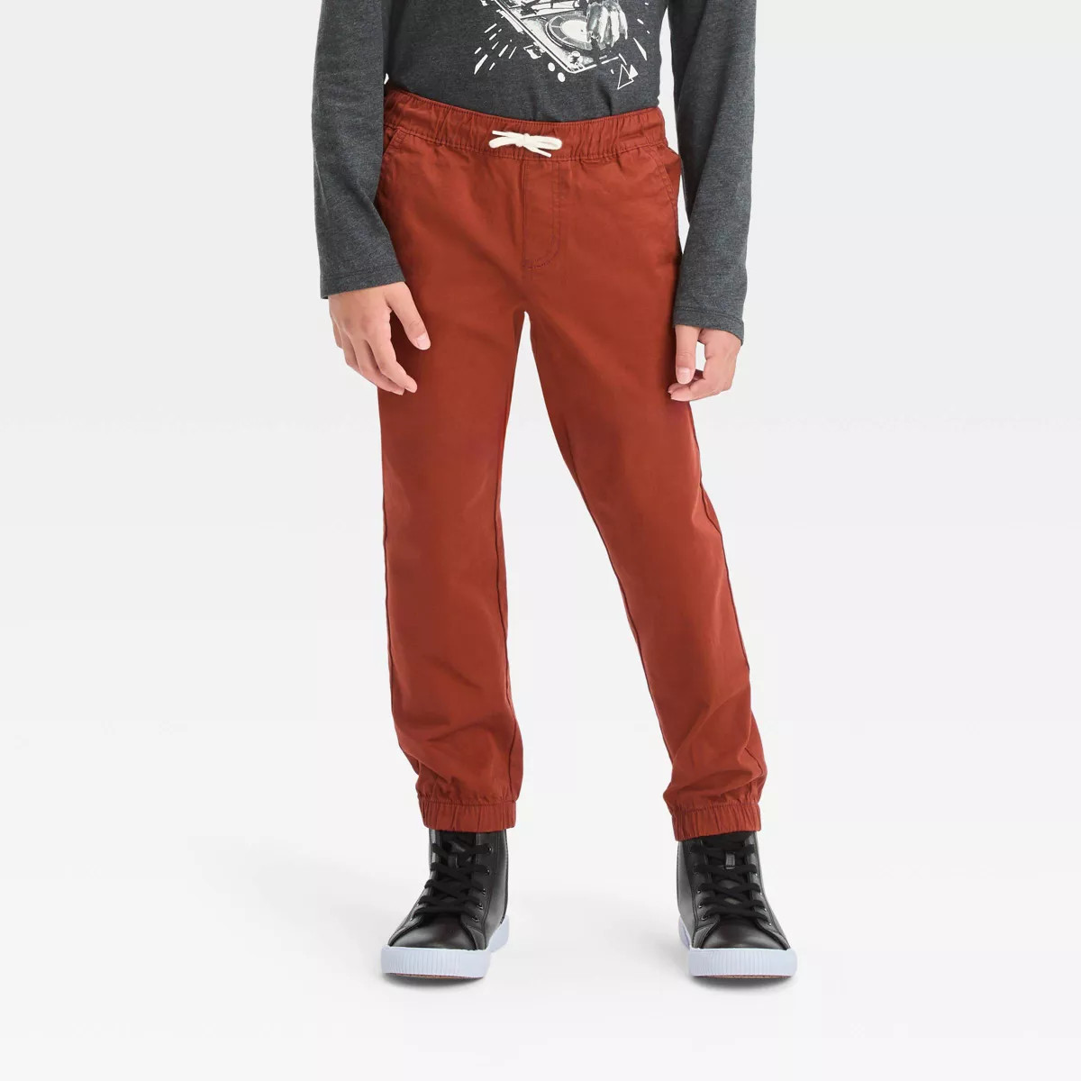 Boys' Stretch Woven Jogger Pull-On Pants - Cat & Jack™ | Target
