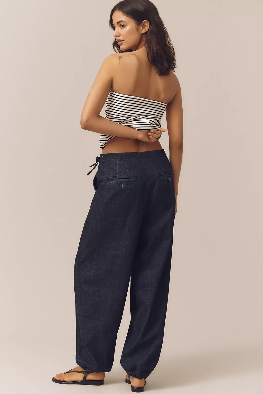 Pilcro Mid-Rise Pull-On Jogger Jeans | Anthropologie (US)