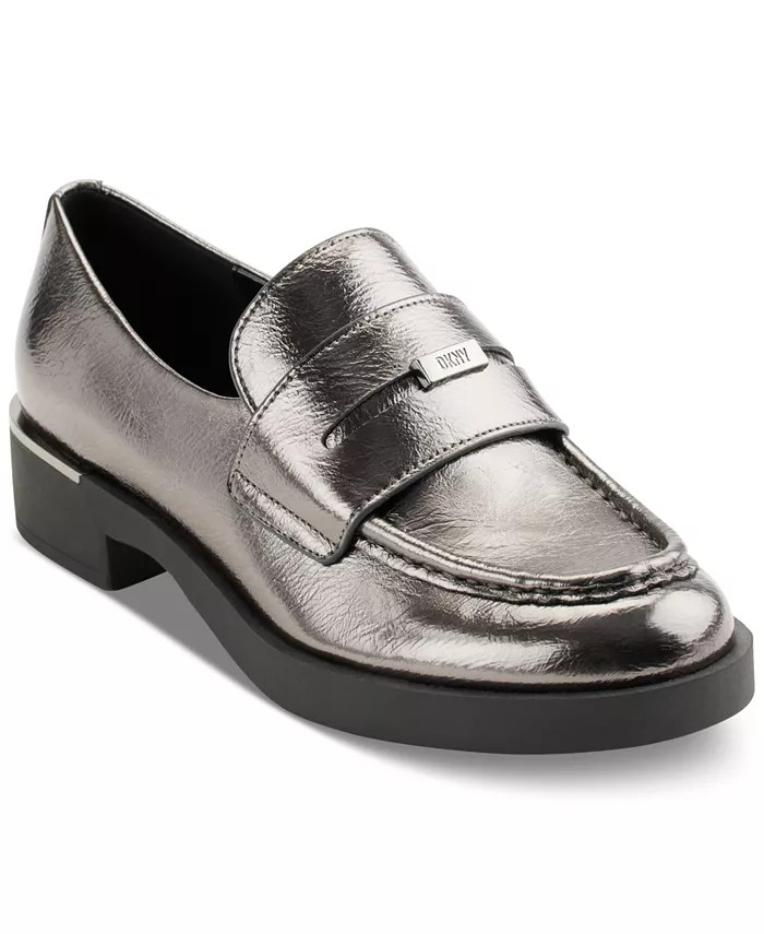 DKNY Women's Ivette Slip-On Penny Loafer Flats - Macy's | Macy's